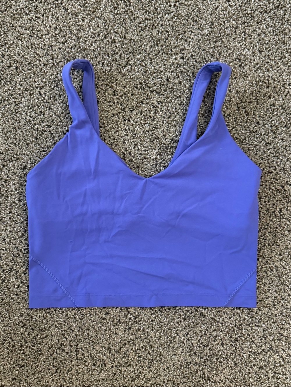 Women’s Align Seamless V-Neck Bralette Crop Top - Purple lululemon align size 8